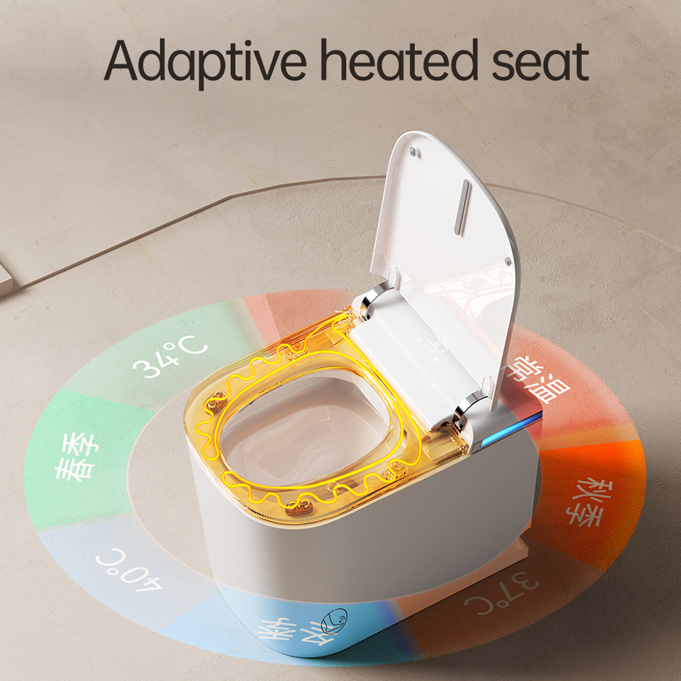 compact-smart-bidet-toilet-adaptive heated seat