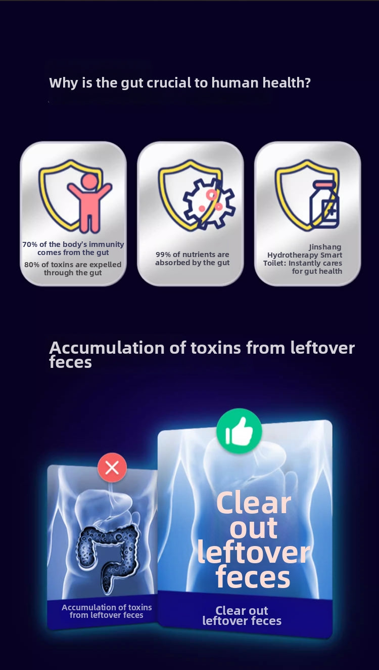 experience a sense of total body relief and lightness after using the hk75 enema bidet toilet's enema function. designed to help you feel refreshed and detoxified through natural constipation relief.