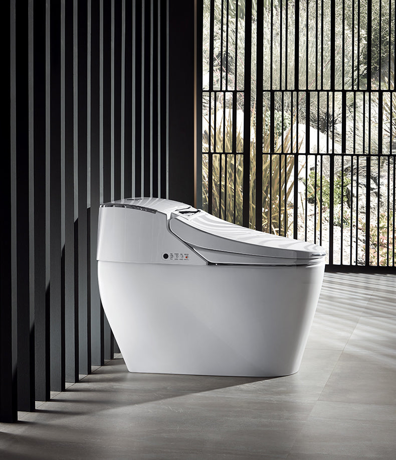 HK76 Smart Bidet  toilet featuring specialized Japanese Enema Wash technology for constipation relief and deep cleansing