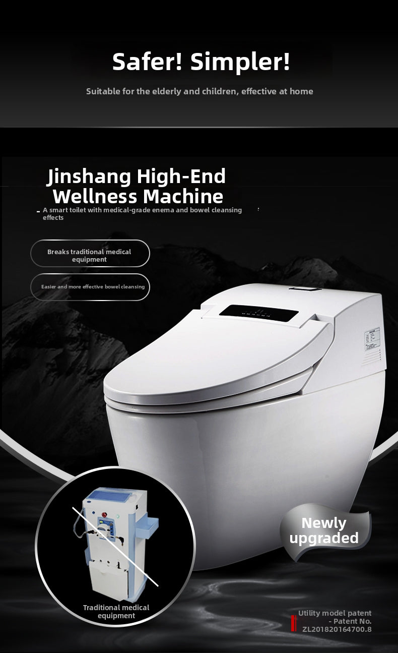 HK76 smart bidet toilet features a safer and deeper Japanese Enema Wash system. It uses a precision-controlled, aerated water stream for gentle yet deep internal cleansing, ensuring maximum hygiene and effective constipation relief without discomfort.