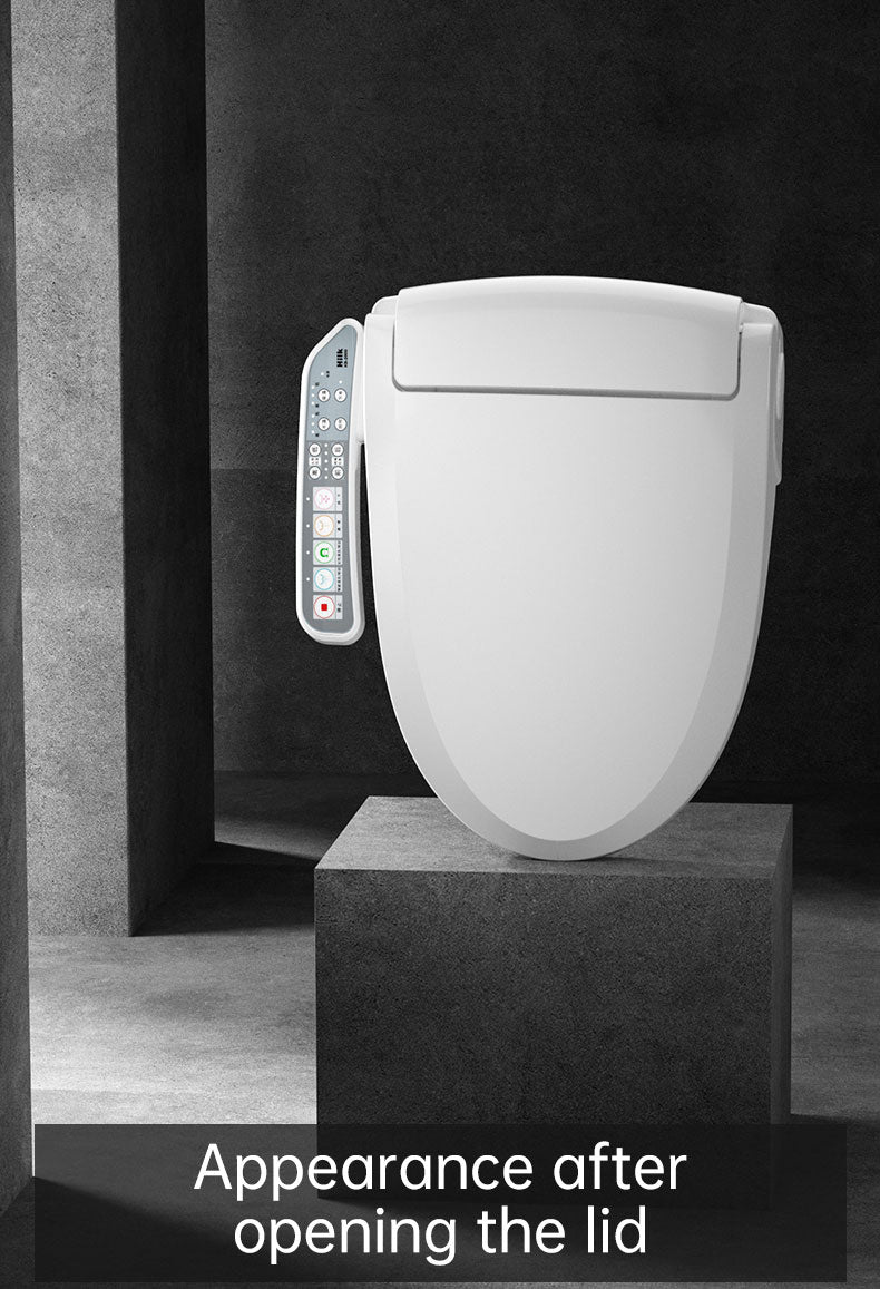The KB32 smart bidet toilet seat with heated toilet features an intuitive side panel control handle, ensuring easy operation without the worry of misplacing or losing a remote control