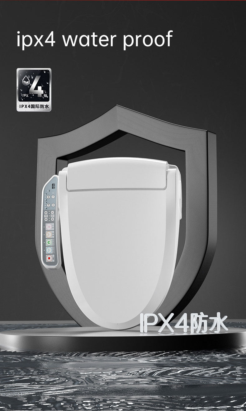 The KB32 smart bidet seat is equipped with strong IPX4 waterproof protection, ensuring safe and reliable operation even in humid bathroom environments or with accidental water splashes.