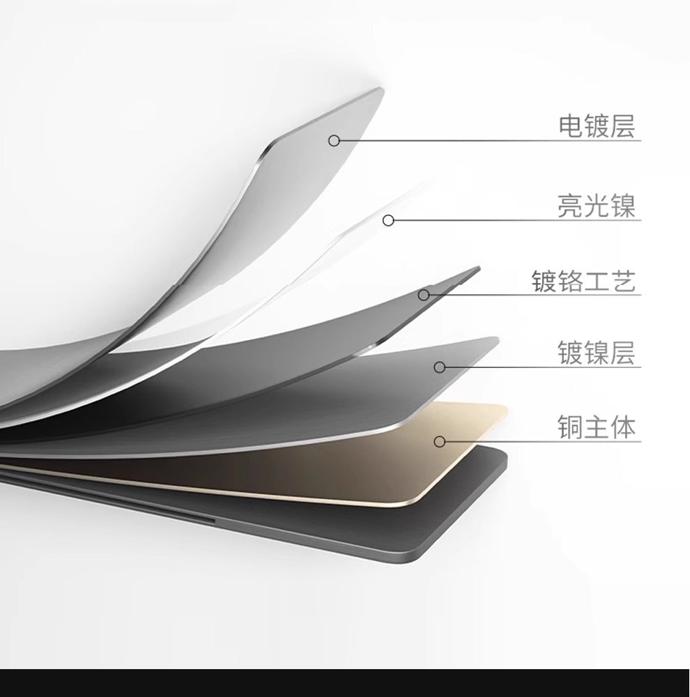 Premium 5-Layer Surface Finish Technology for Bathroom Faucet