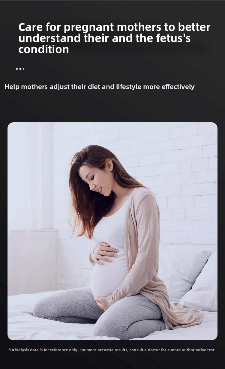 the t2 urine analysis smart bidet toilet provides professional health data monitoring for pregnant women to track wellness at home