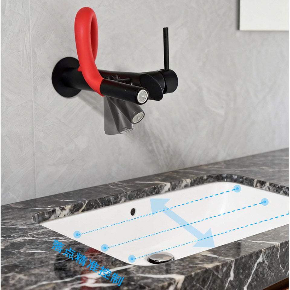 No more awkward water angles or messy splashes. With its clever multi-angle pivot, this faucet gives you precise control over exactly where the water lands. The adjustable spout seamlessly covers the entire width and depth of your basin, making it incredibly easy to rinse away toothpaste residue, wash your face, or clean the sink corners.